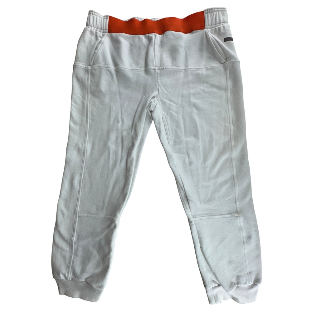 Adidas by Stella McCartney Women's White‎ Jogger Pants Elastic Waist Athletic